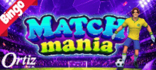 Llego un nuevo concepto de Loteria para que sus días sean aun más divertidos! <br/>
Conozca a Match manía y anímese con el adorable trébol de la suerte que lo va a sorprender. Cuando el trébol aparezca tendrá más posibilidades de ganar, cuanto más tréboles aparezcan más premios podrá obtener!<br/>
El juego inicia con hasta 4 cartones, sorteo de 6 bolas, 9 premios, un acumulado y dos bonus.<br/>
Diviértase y aumente su suerte con la Match manía!